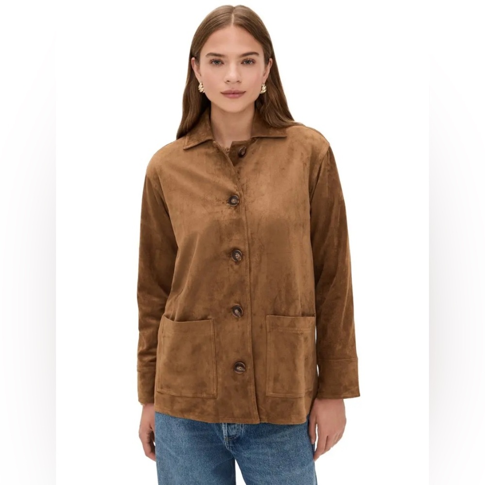 NWOT Z SUPPLY Faux Suede Chore Jacket - Picture 4 of 10